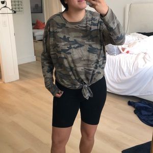 Camo sweater
